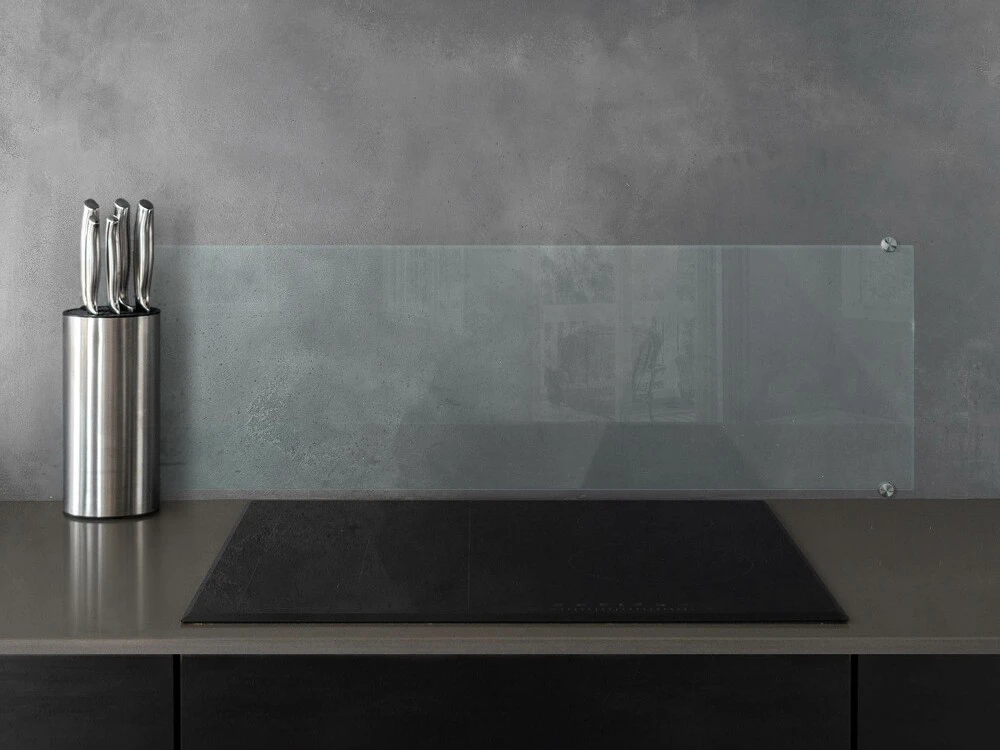 transparant spatscherm keuken