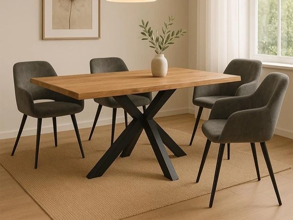 mangohouten eettafel