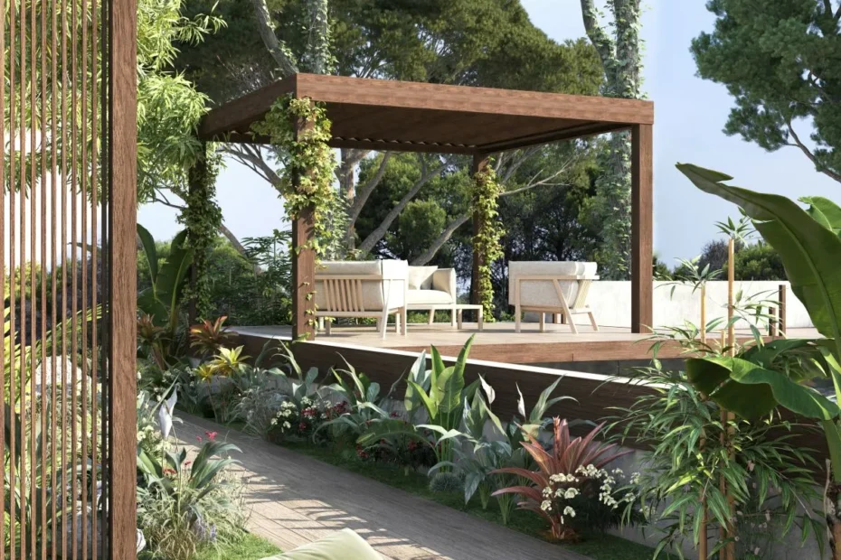 plannen voor onze nieuwe tuin