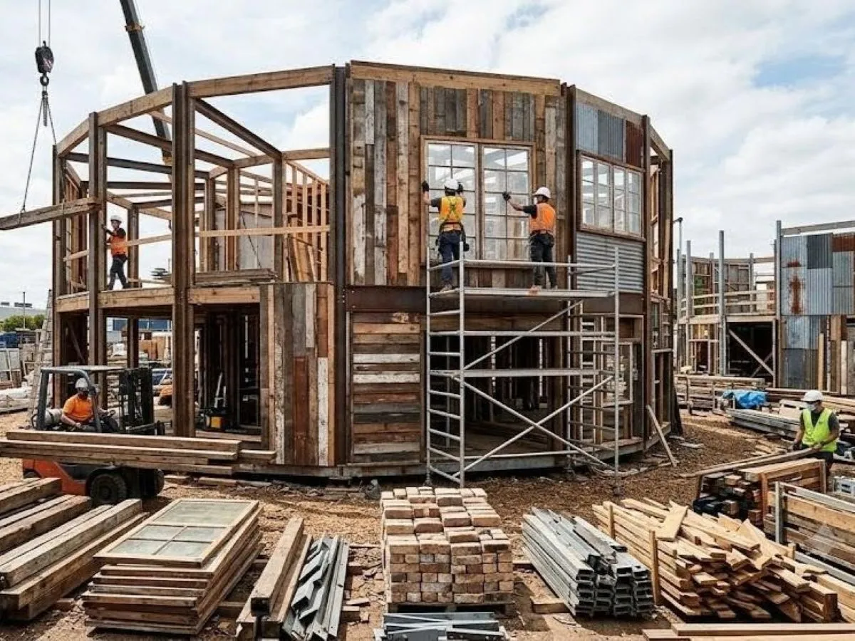 Bouwen met een verhaal: waarom circulaire materialen steeds populairder worden