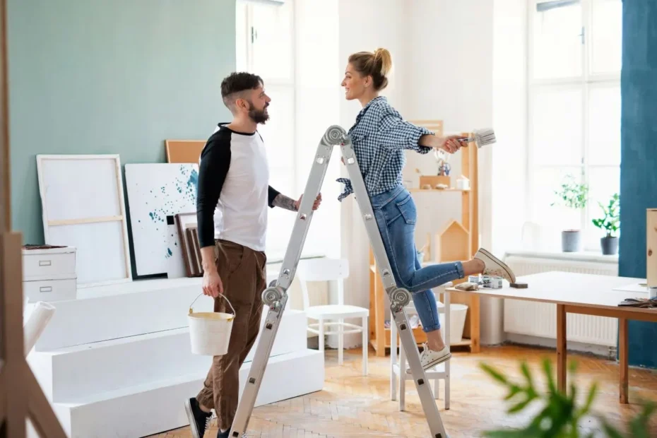 ladder in huis